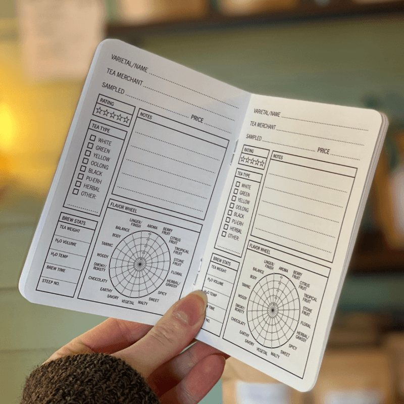 Te-dagbok: 33 leaves of tea